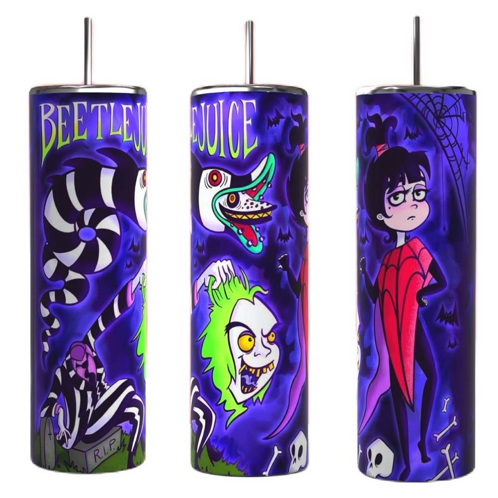 Beetlejuice Tumbler